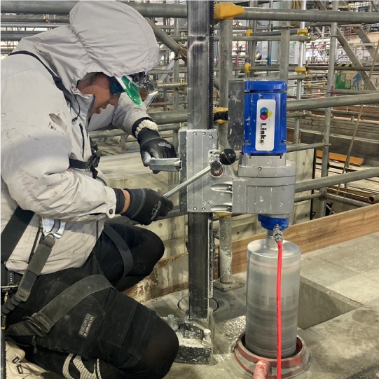 ダイヤモンドコア工事実施例